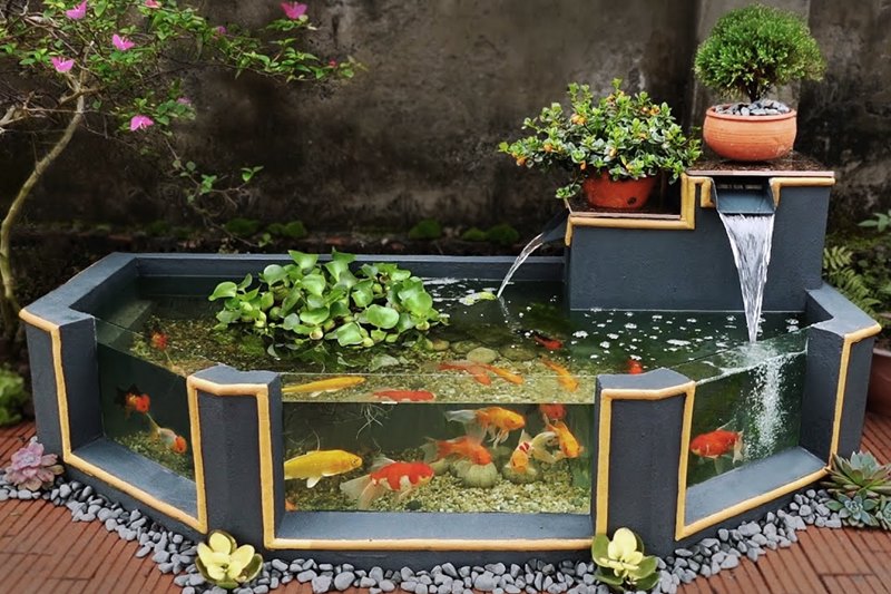 jasa pembuatan aquarium outdoor 5